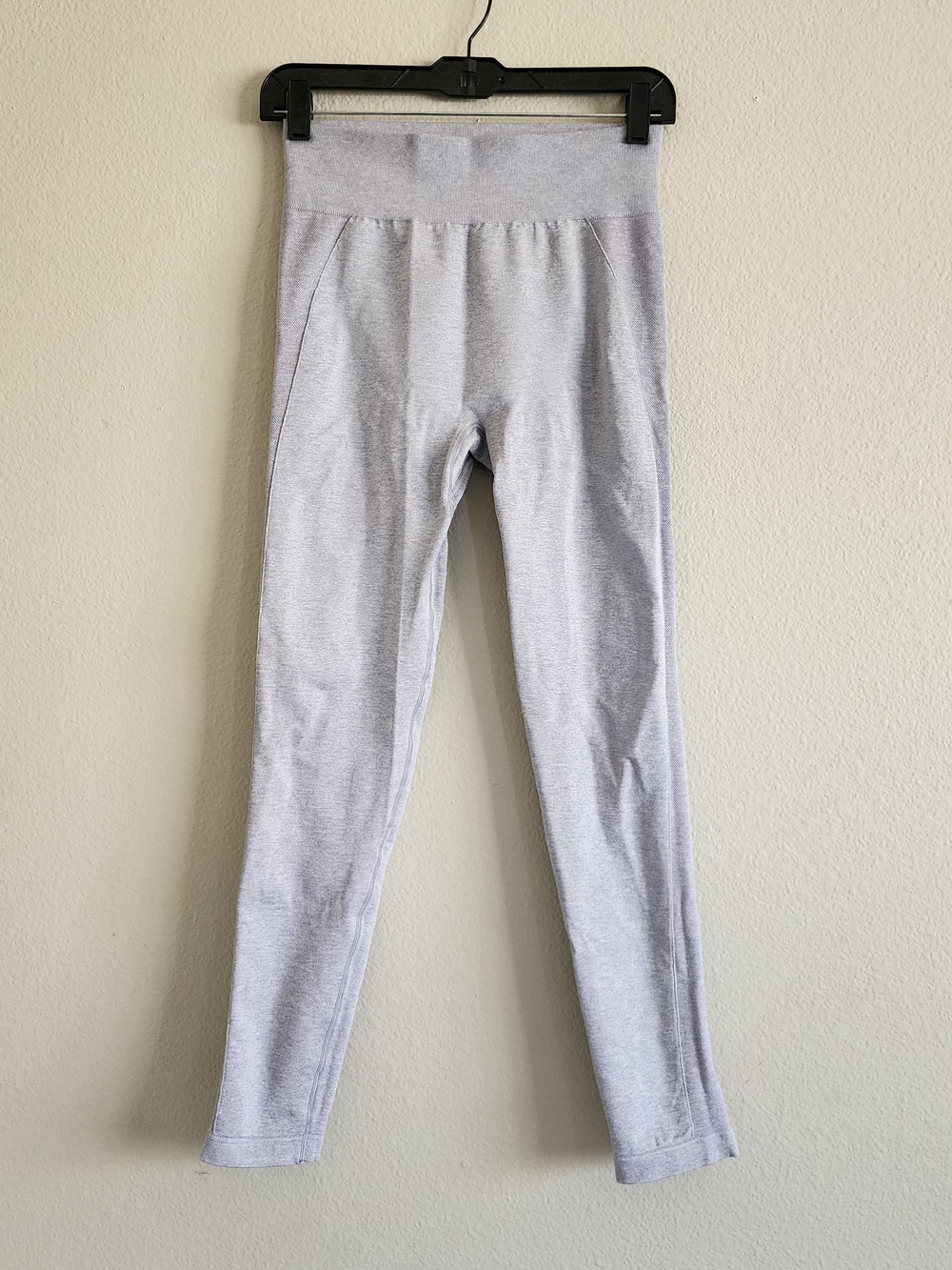 Gymshark Flex Seamless High Waisted Leggings Grey Marl LARGE EUC